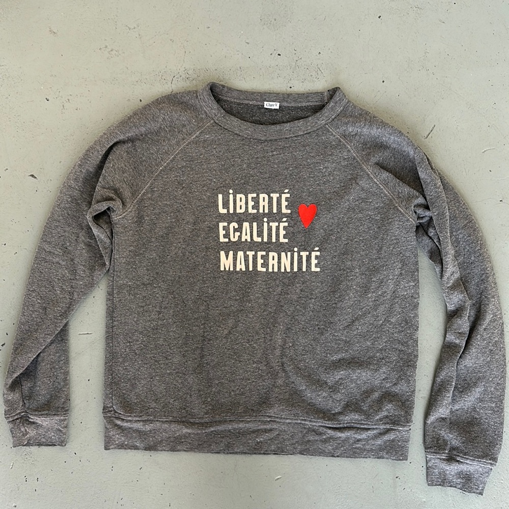 Clare V Sweatshirt sz L